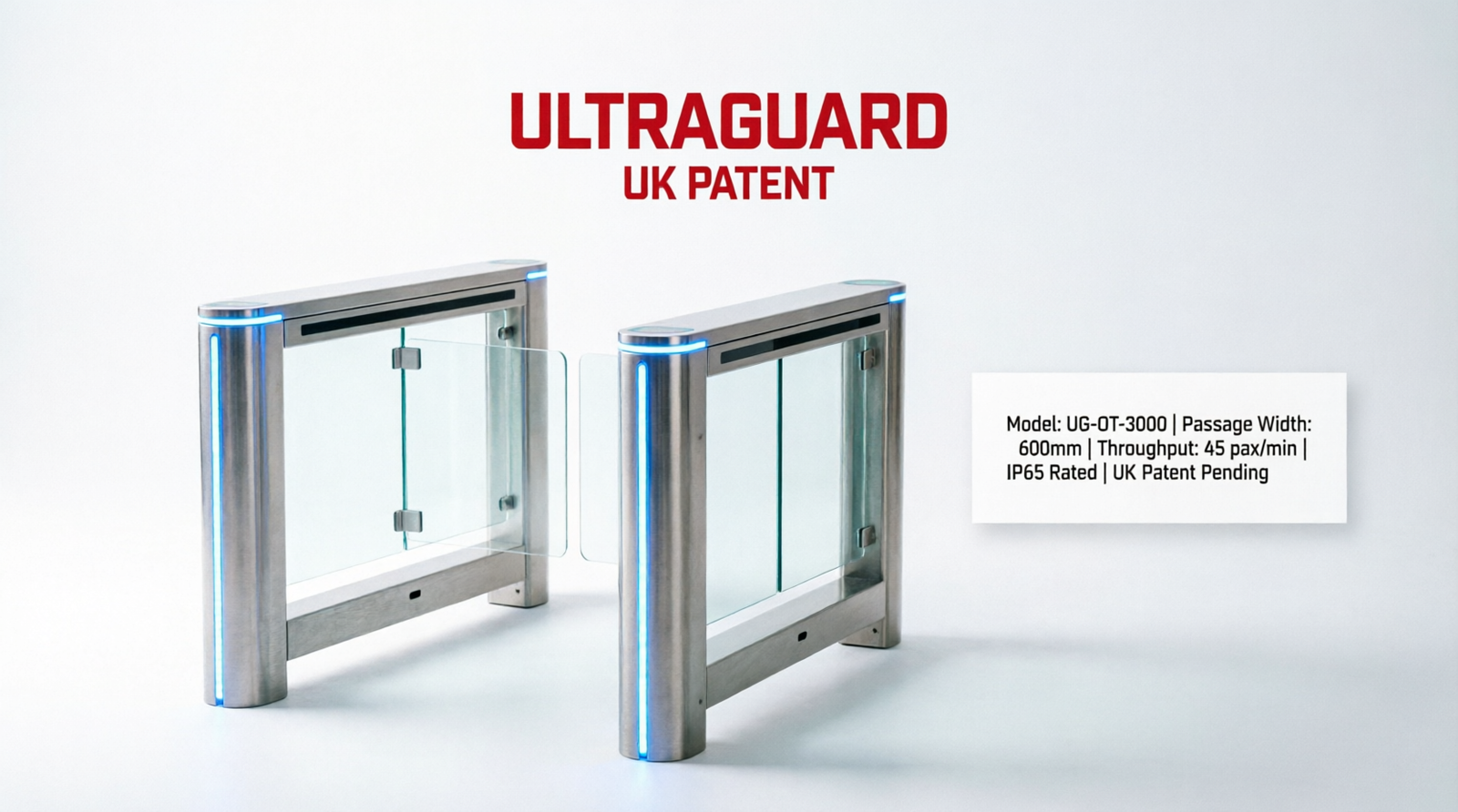 Swing Barrier Gate MSM untuk Kontrol Akses Pejalan Kaki